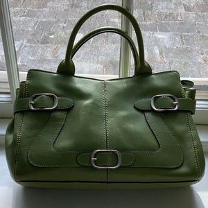 Franco Sarto green handbag, great condition.